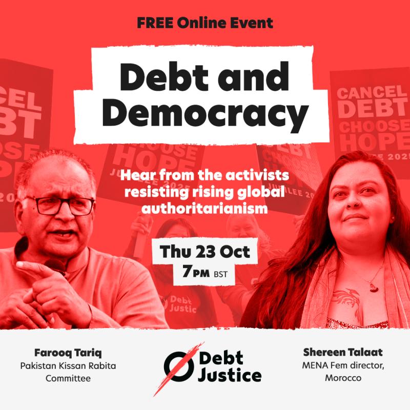 Online event: Debt and democracy - resisting rising authoritarianism