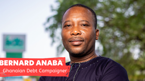 Bernard Anaba, Ghanaian debt campaigner